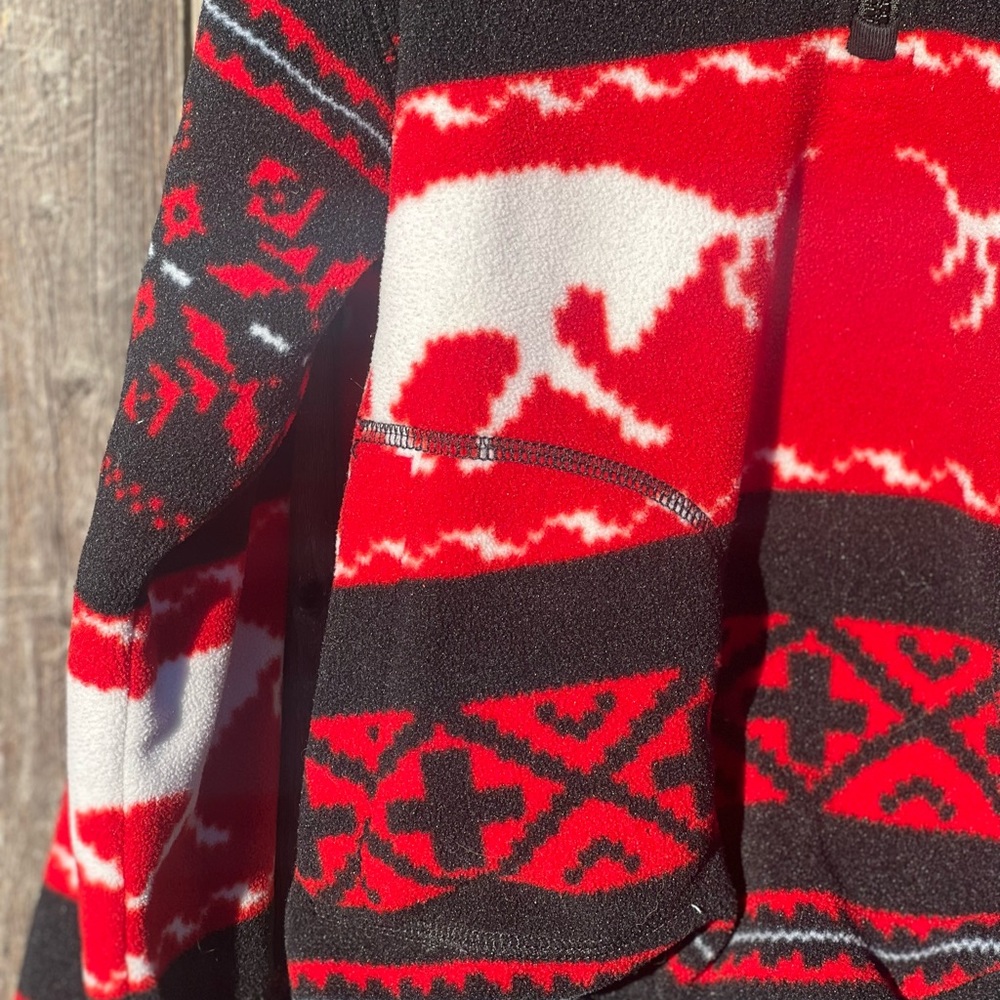 Polo Ralph Lauren Girls Fair Isle Fleece 1/4 Zip Sweater - Picture 9 of 10
